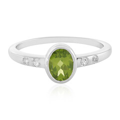 Anello in argento con Peridoto