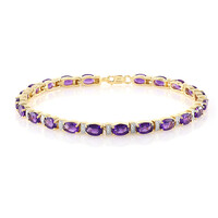 Bracciale in argento con Ametista Zambiana