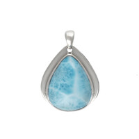 Ciondolo in argento con Larimar
