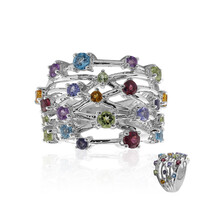 Anello in argento con Tanzanite