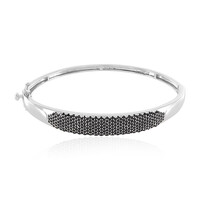 Bracciale in argento con Spinello Nero