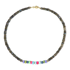Collana in argento con Opale dell'Etiopia