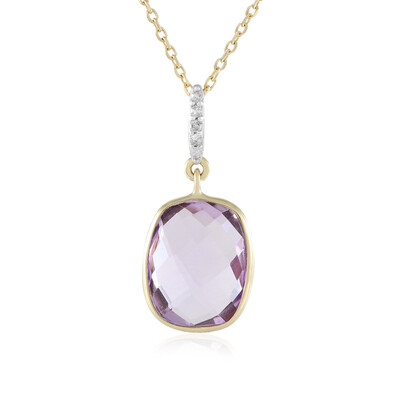 Collana in oro con Ametista Rose de France