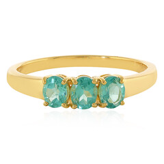 Anello in argento con Apatite Blu