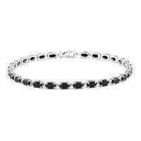 Bracciale in argento con Spinello Nero