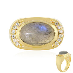 Anello in argento con Labradorite