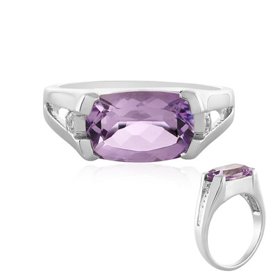 Anello in argento con Ametista Rose de France