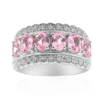 Anello in oro con Spinello Birmano Rosa (CIRARI)