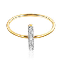 Anello in oro con Diamante I3 (I)