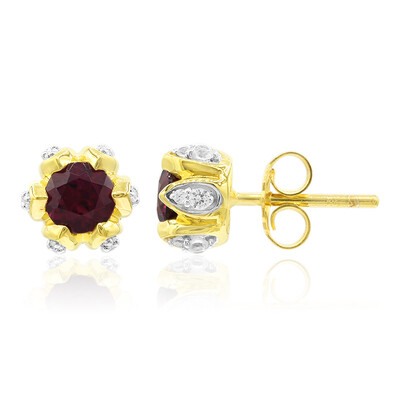 Orecchini in argento con Rodolite (Remy Rotenier)