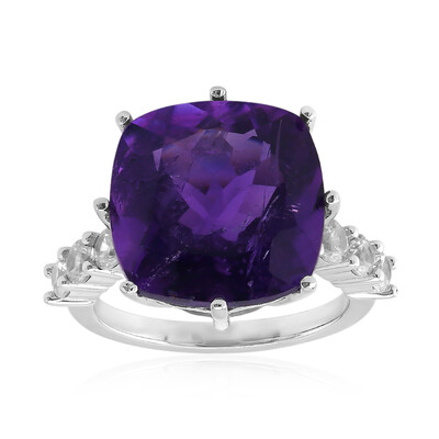 Anello in argento con Ametista del Marocco