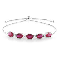 Bracciale in argento con Rubino Bemainty