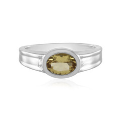 Anello in argento con Berillo Giallo