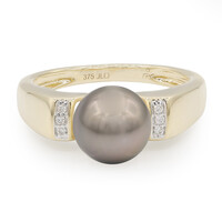 Anello in oro con Perla Tahitiana (TPC)