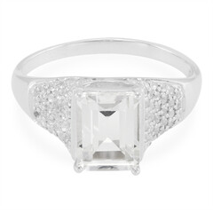 Anello in argento con Topazio Ghiaccio