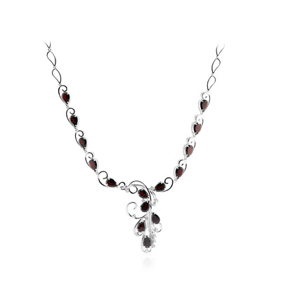 Collana in argento con Granato