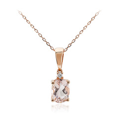 Collana in oro con Morganite AAA (CIRARI)