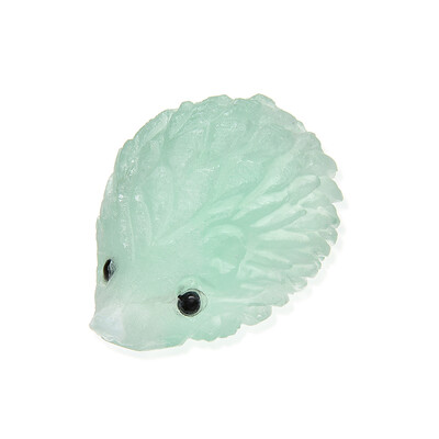Figura con Fluorite Verde