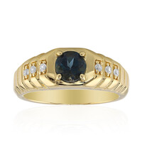 Anello in argento con Topazio Blu Londra
