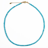 Collana in argento con Amazzonite