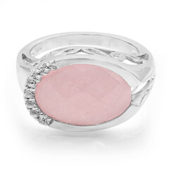 Anello in argento con Giada