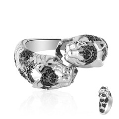Anello in argento con Spinello Nero