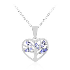 Collana in argento con Tanzanite