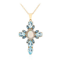 Collana in argento con Opale di Welo