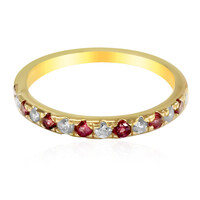 Anello in argento con Spinello Rosso