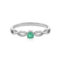 Anello in argento con Smeraldo Colombiano