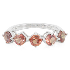 Anello in argento con Rubino Tramonto