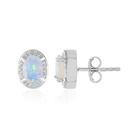 Orecchini in argento con Opale di Welo