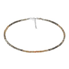 Collana in argento con Pietra di Luna Kangeyam
