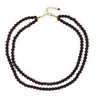 Collana in argento con Granato Mozambico (Riya)