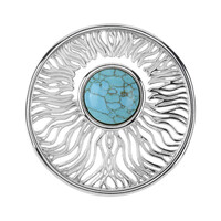 Ciondolo in argento con Turchese