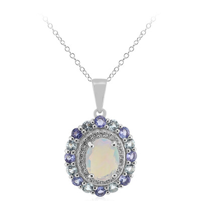 Collana in argento con Opale di Welo