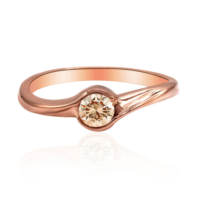 Anello in oro con Diamante Rose de France VS1 di Argyle (Annette)