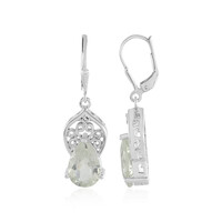 Orecchini in argento con Ametista Verde