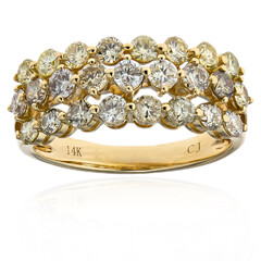 Anello in oro con Diamante Fancy SI2 (CIRARI)