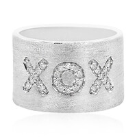 Anello in argento con Diamante I1 (G)