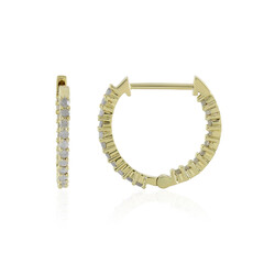 Orecchini in oro con Diamante I4 (J)