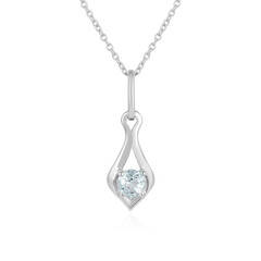 Collana in argento con Acquamarina