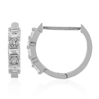 Orecchini in argento con Topazio Bianco