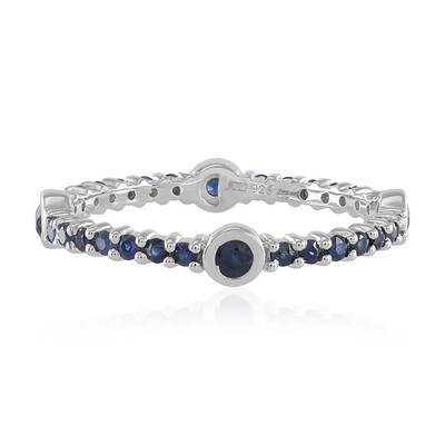Anello in argento con Zaffiro Blu