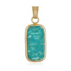 Ciondolo in argento con Amazzonite (Bali Barong)