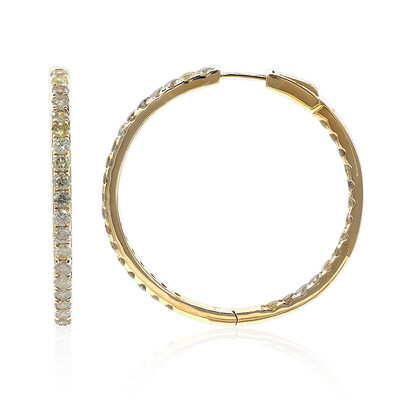 Orecchini in oro con Diamante Fancy SI2 (CIRARI)