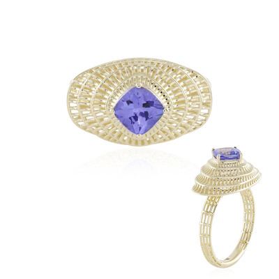Anello in oro con Tanzanite AAA (Ornaments by de Melo)