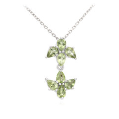 Collana in argento con Tormalina Paraíba