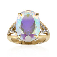 Anello in argento con Quarzo Moonlight