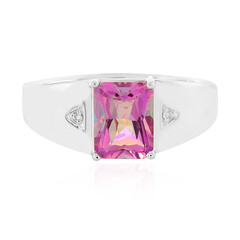 Anello in argento con Topazio Anniversario